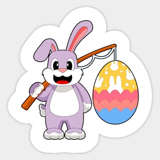 Rabbit Easter Easter egg Fisher Sticker